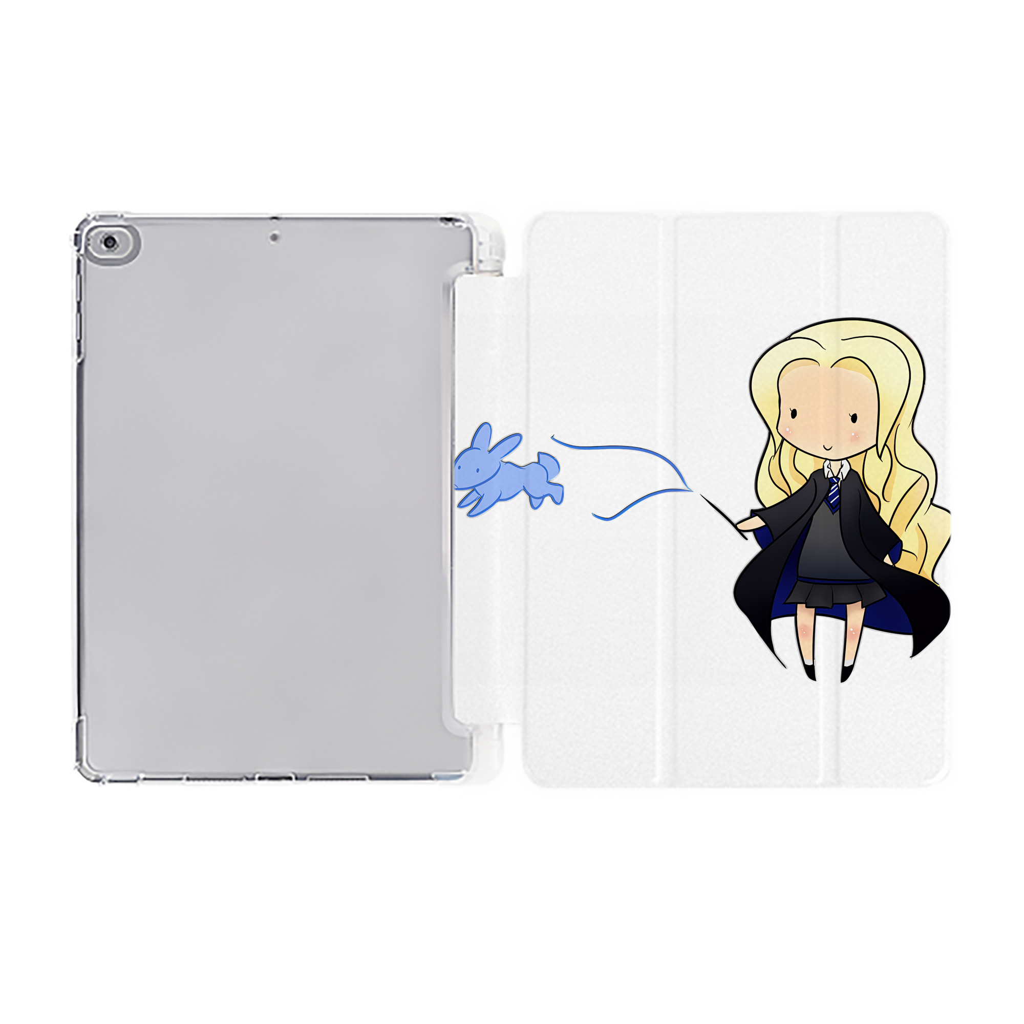 （画像用） Harry Potter ハリー・ポッターシリーズ IPad ケース ペン収納付き 三つ折りスタンド PUレザー×シリコン 対応機種9.5/10.5/10.9インチ